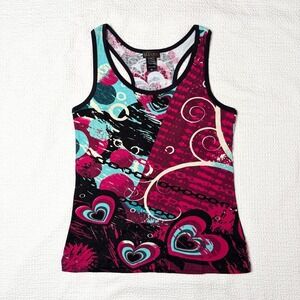y2k Hayes ultra rare graphic euro racerback tank top